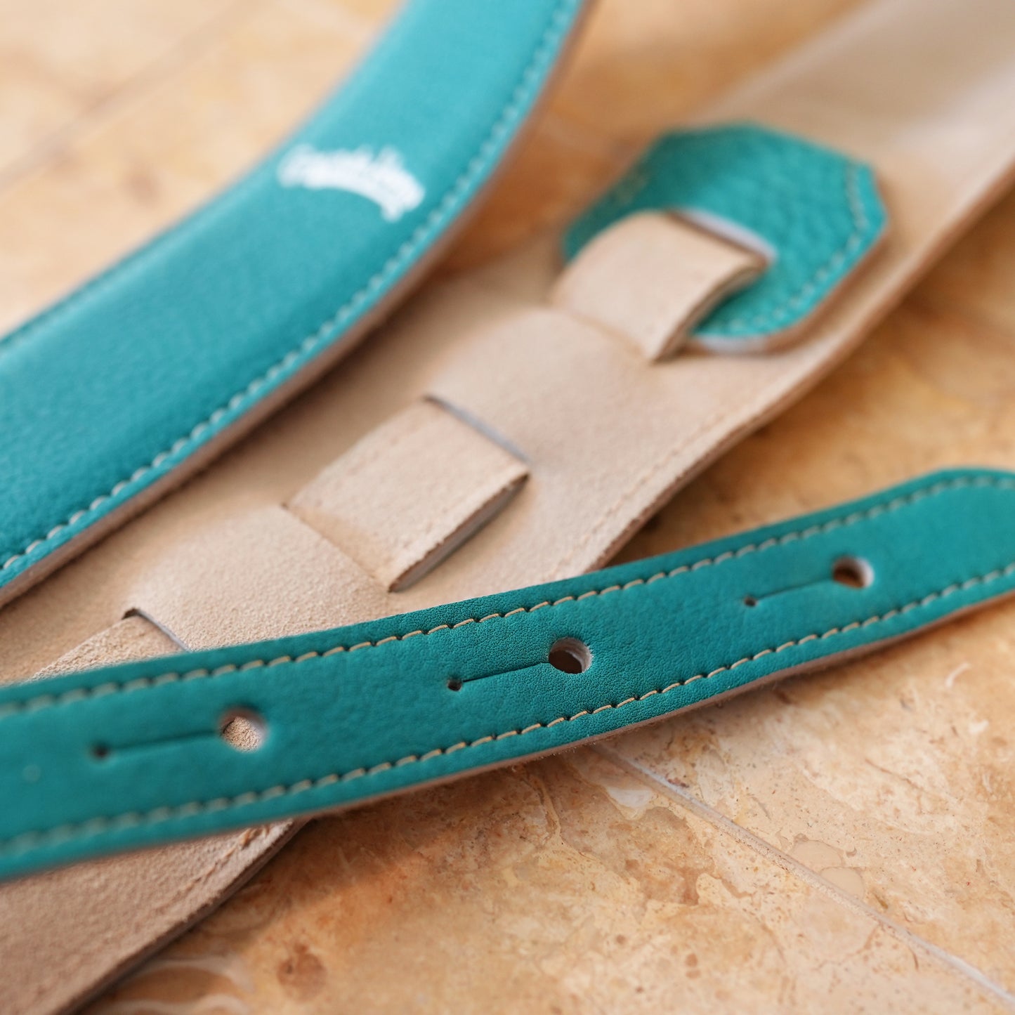Toshiki Soejima Signature Straps - Lake Green|国産レザー、裏地スエード