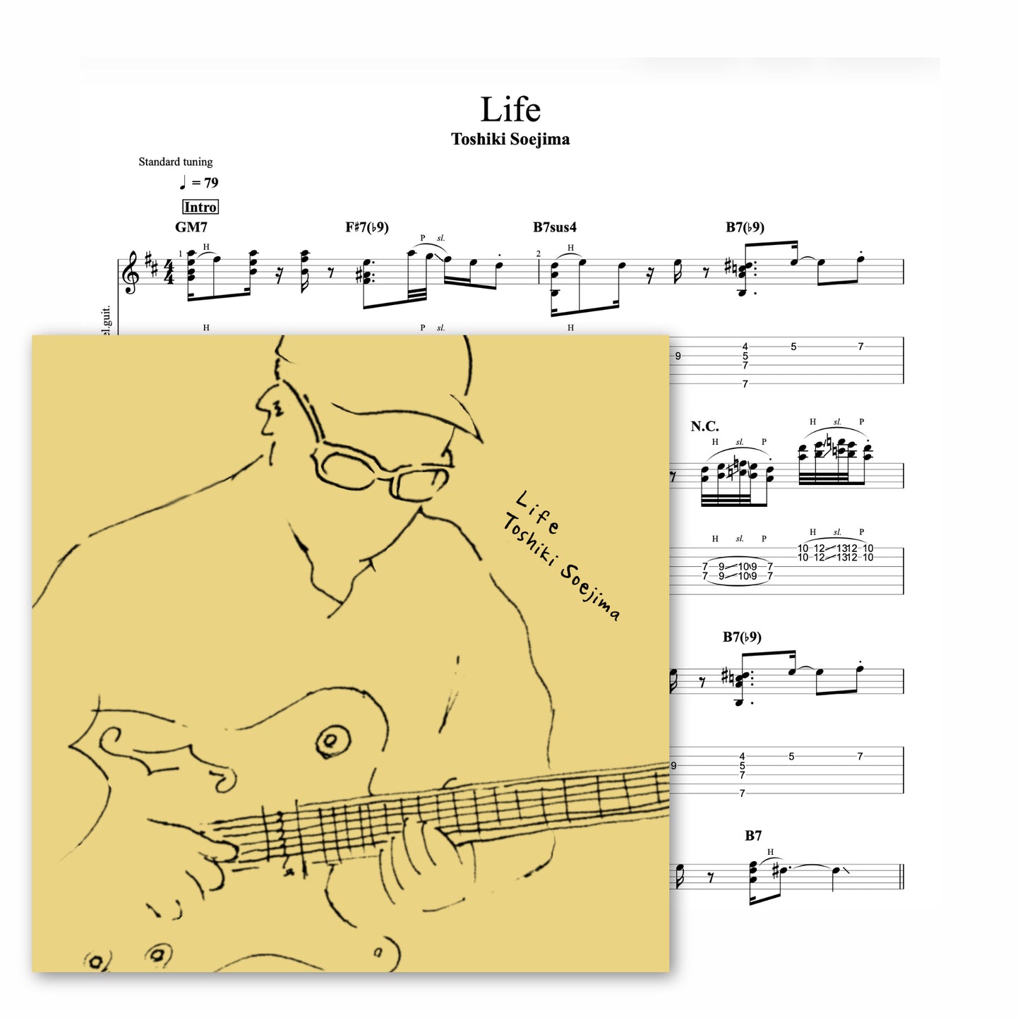 【TAB】Life - Toshiki Soejima｜Official Guitar TAB PDF